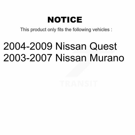 Kugel Front Wheel Bearing Hub Assembly For Nissan Murano Quest 70-513310